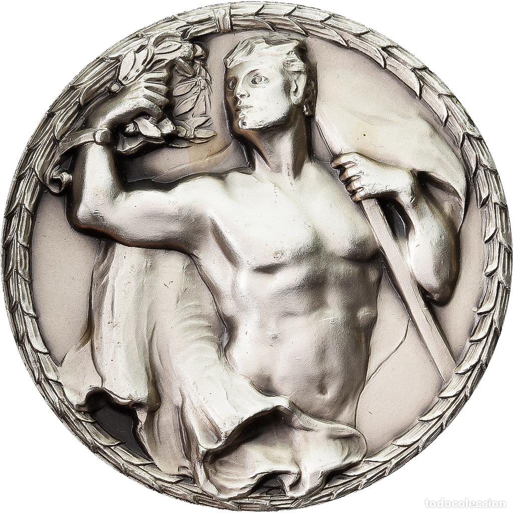 Medallas hist&oacute;ricas: [#1529525] Francia, medalla, Prix, R&eacute;compense, Bronce plateado, EBC