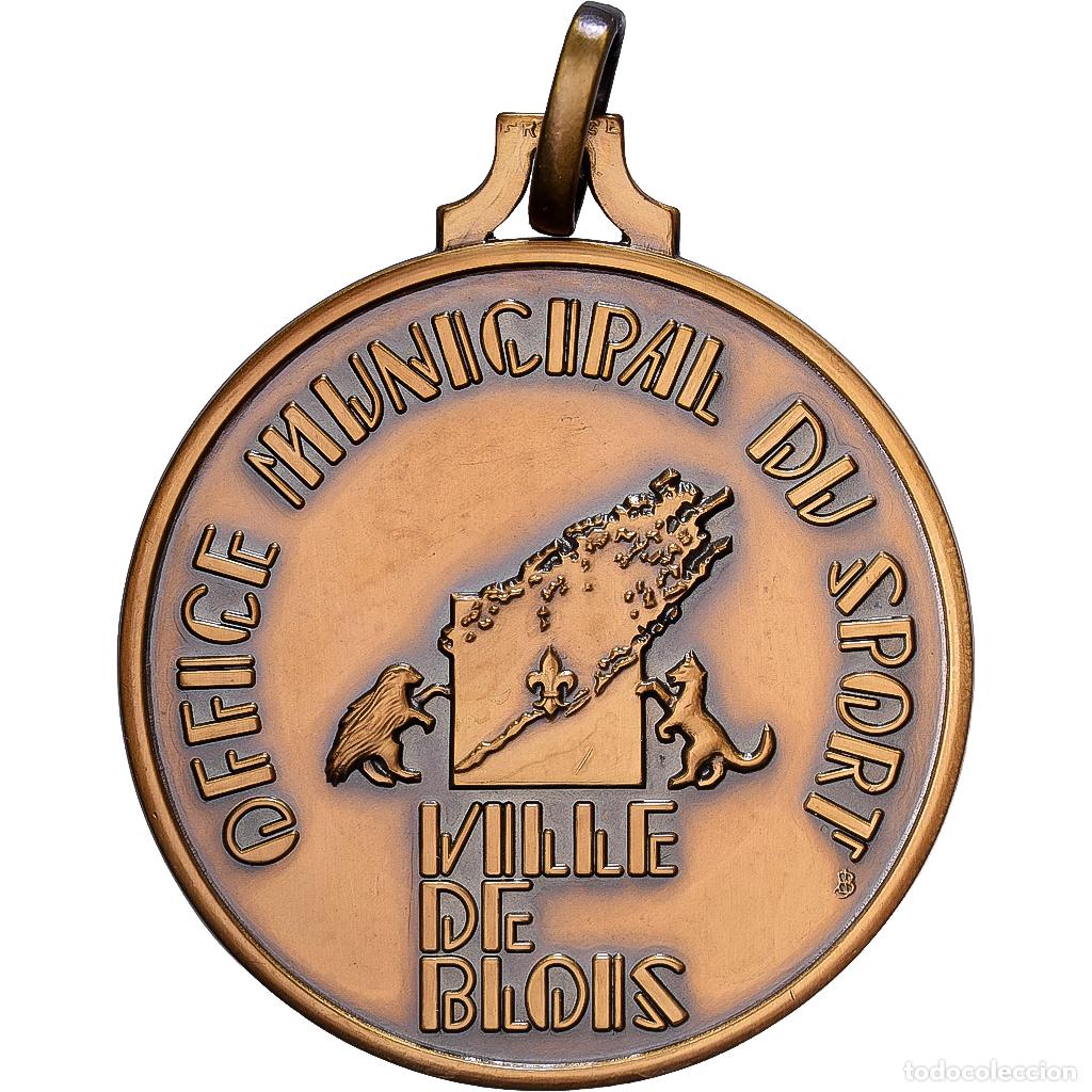 Medallas hist&oacute;ricas: [#1529650] Francia, medalla, Office Municipale du Sport, Ville de Blois, Bronce, SC