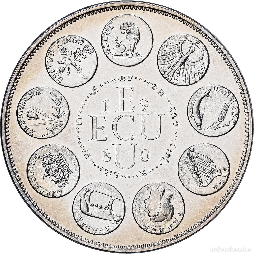 Medallas hist&oacute;ricas: [#1529696] Francia, medalla, Ecu Europa, Europe Assise, 1980, MDP, Cobre - n&iacute;quel, Rodier