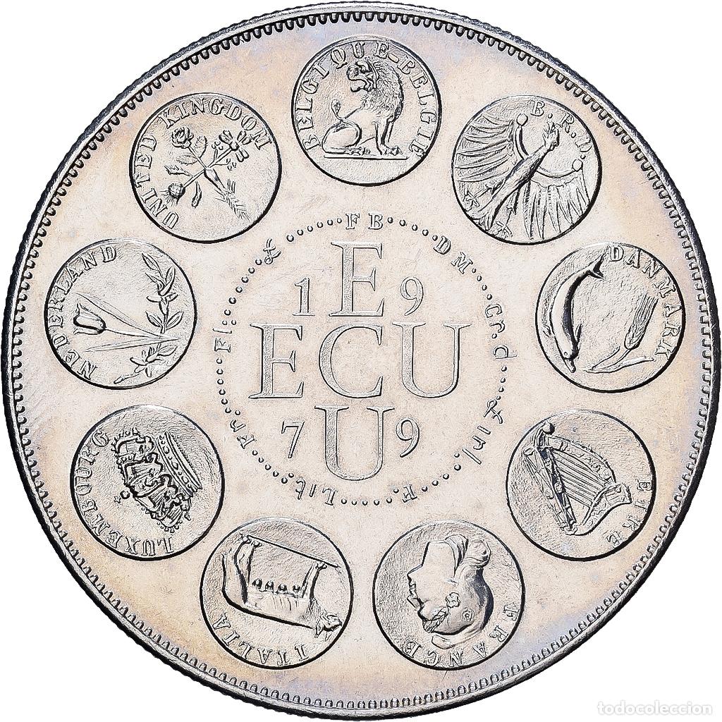Medallas hist&oacute;ricas: [#1529701] Francia, medalla, Ecu Europa, 1979, Cobre - n&iacute;quel, Rodier, FDC