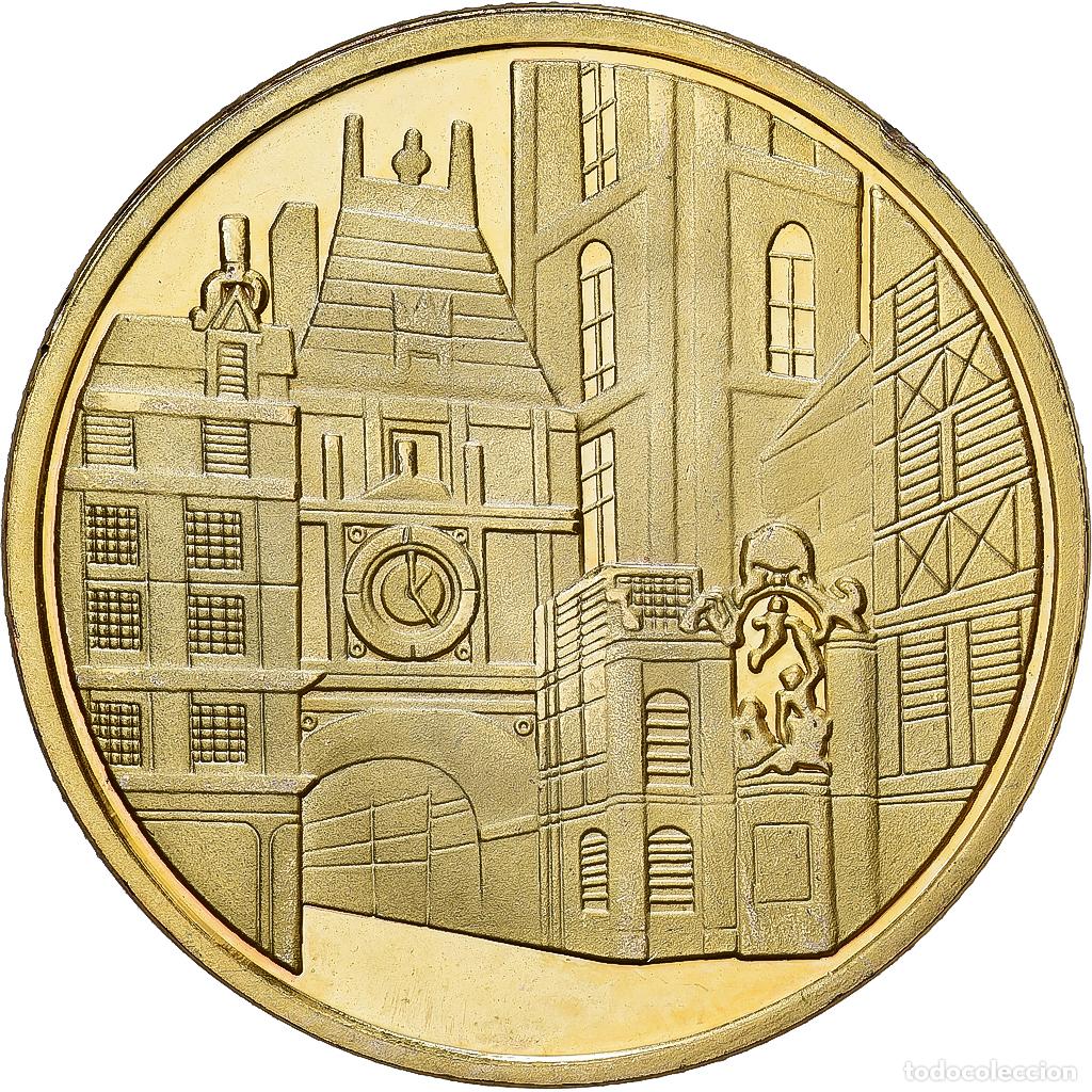 Medallas hist&oacute;ricas: [#1529833] Francia, zeton, Grande Horloge de Rouen, Aluminio y cupron&iacute;quel, EBC