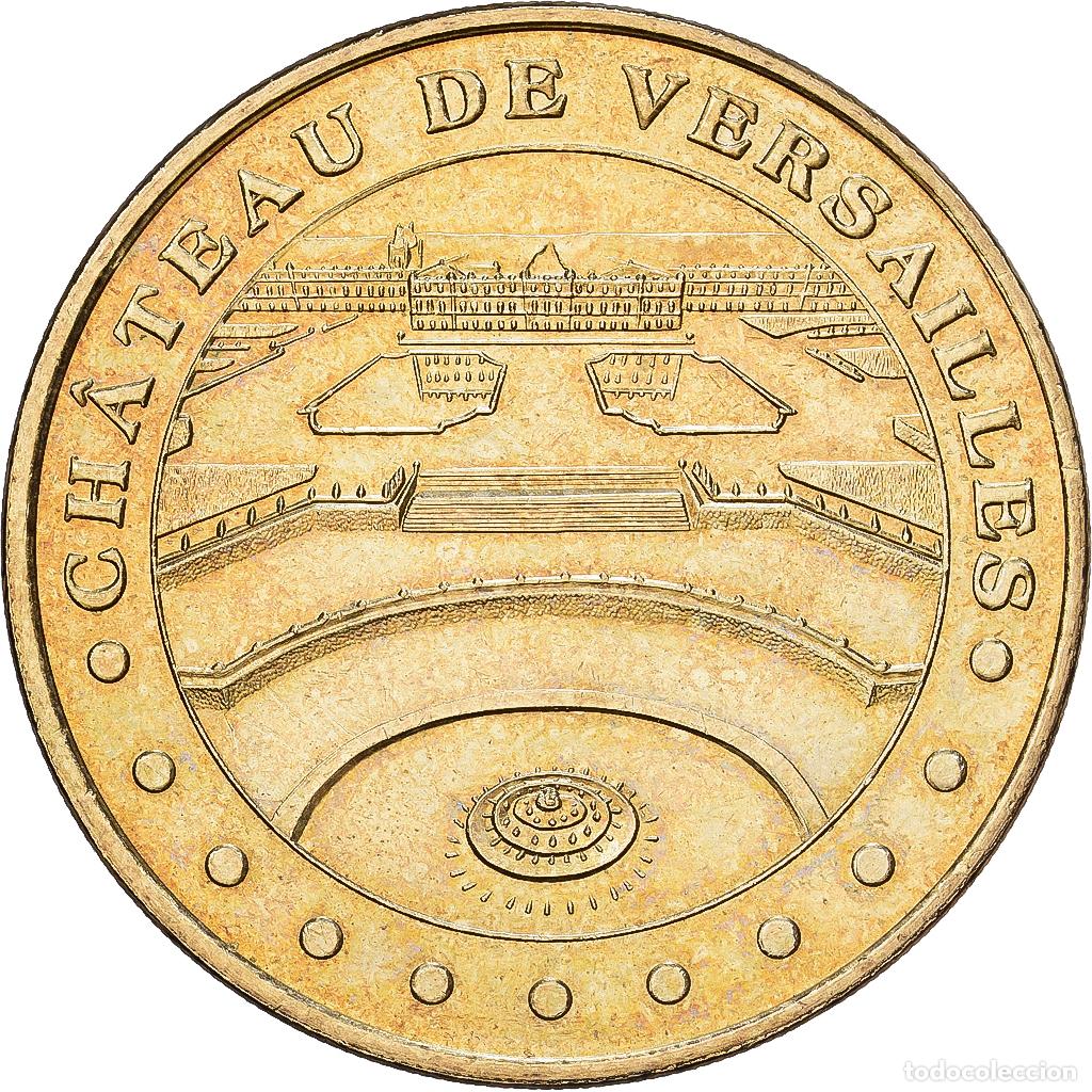Medallas hist&oacute;ricas: [#1529829] Francia, Tourist token, Le Ch&acirc;teau de Versailles, 2006, MDP, Aluminio y