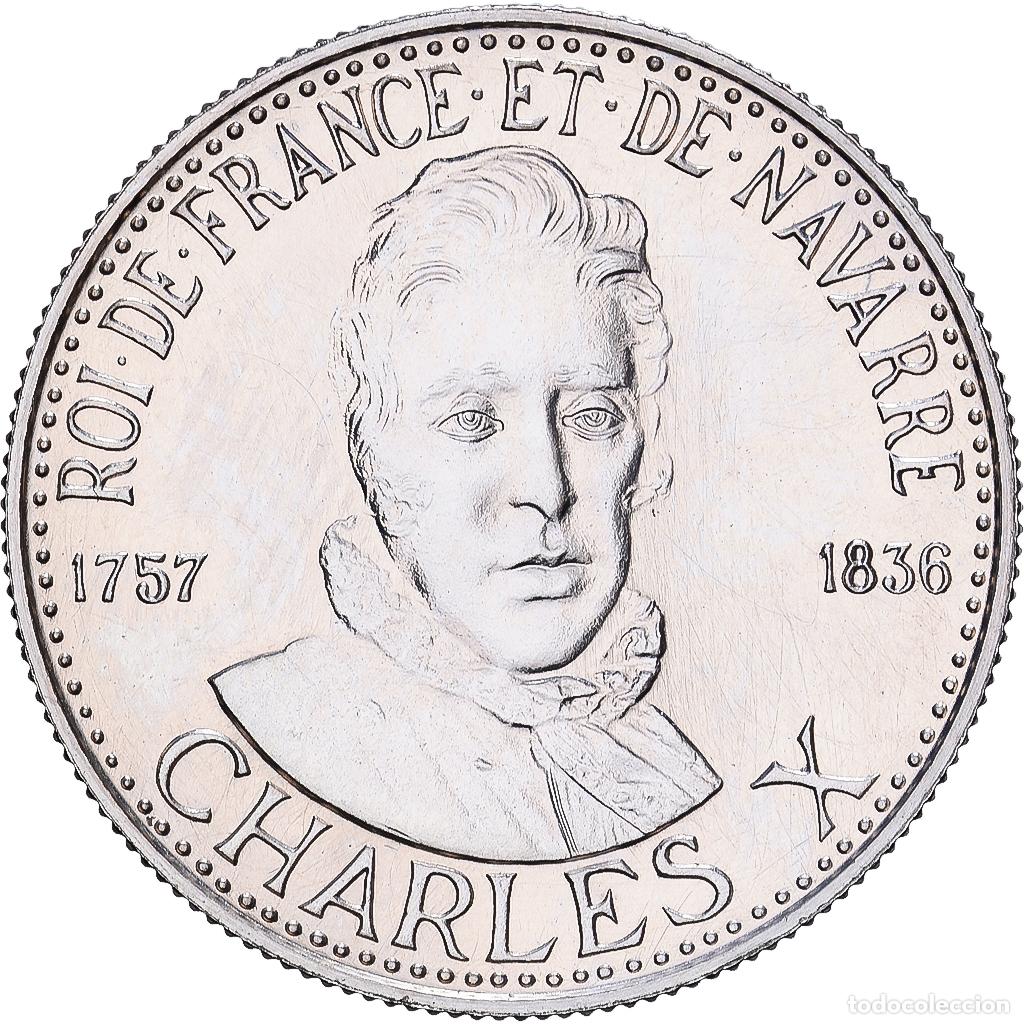 Medallas hist&oacute;ricas: [#1529858] Francia, medalla, Roi de France, Charles X, 1982, Plata, FDC