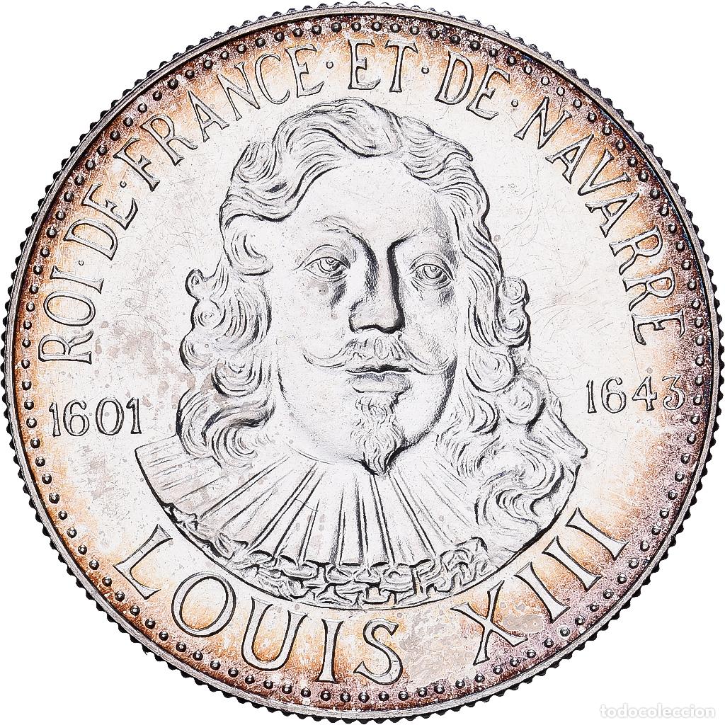 Medallas hist&oacute;ricas: [#1529862] Francia, medalla, Roi de France, Louis XIII, 1982, Plata, FDC