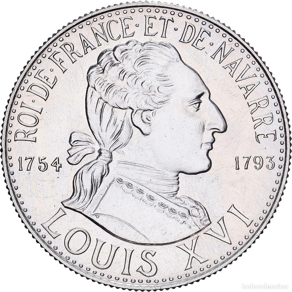 Medallas hist&oacute;ricas: [#1529861] Francia, medalla, Roi de France, Louis XVI, 1982, Plata, FDC