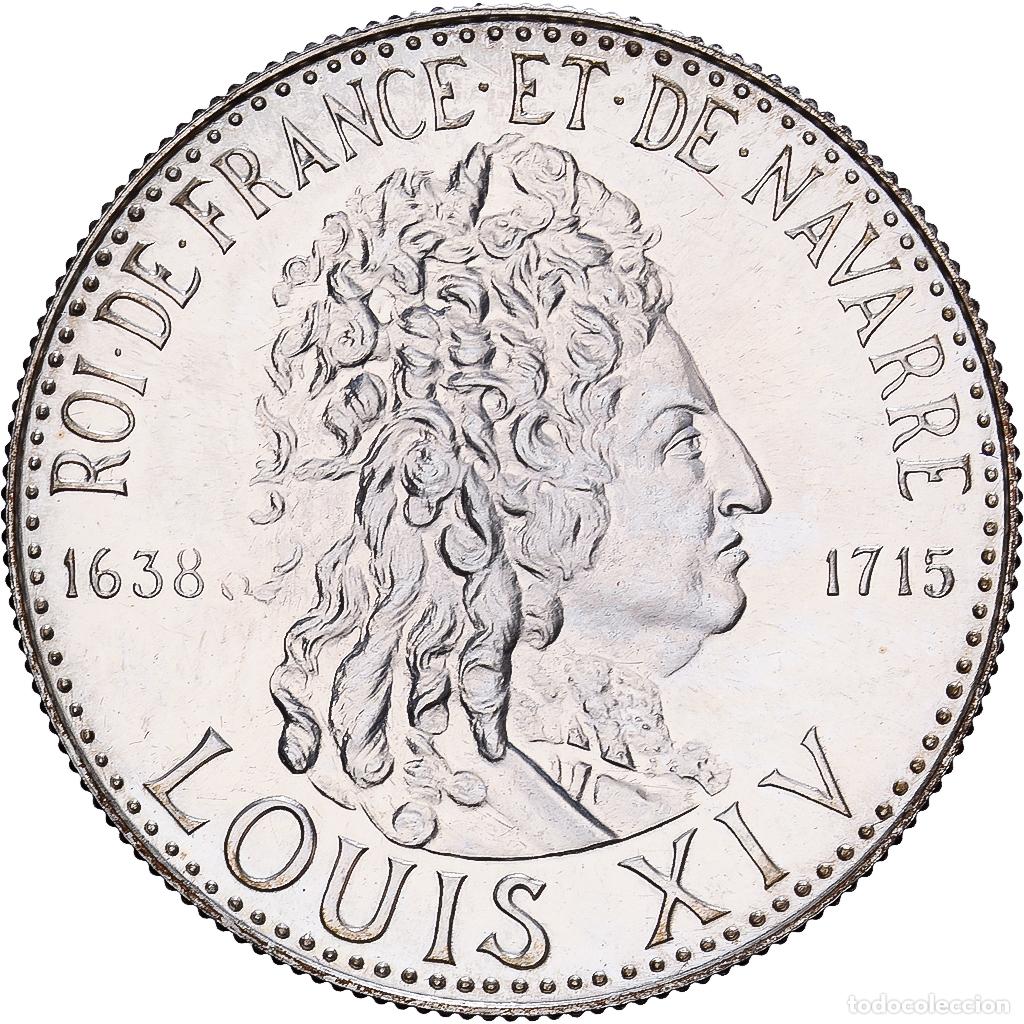 Medallas hist&oacute;ricas: [#1529864] Francia, medalla, Roi de France, Louis XIV, 1982, Plata, FDC
