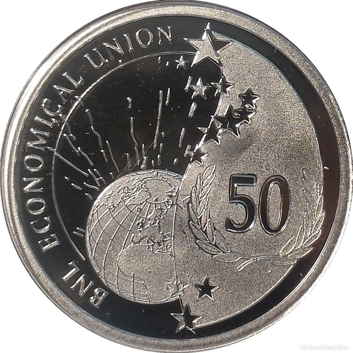 Medallas hist&oacute;ricas: BENELUX 2008 medalla 50 aniversario de la UNION ECONOMICA
