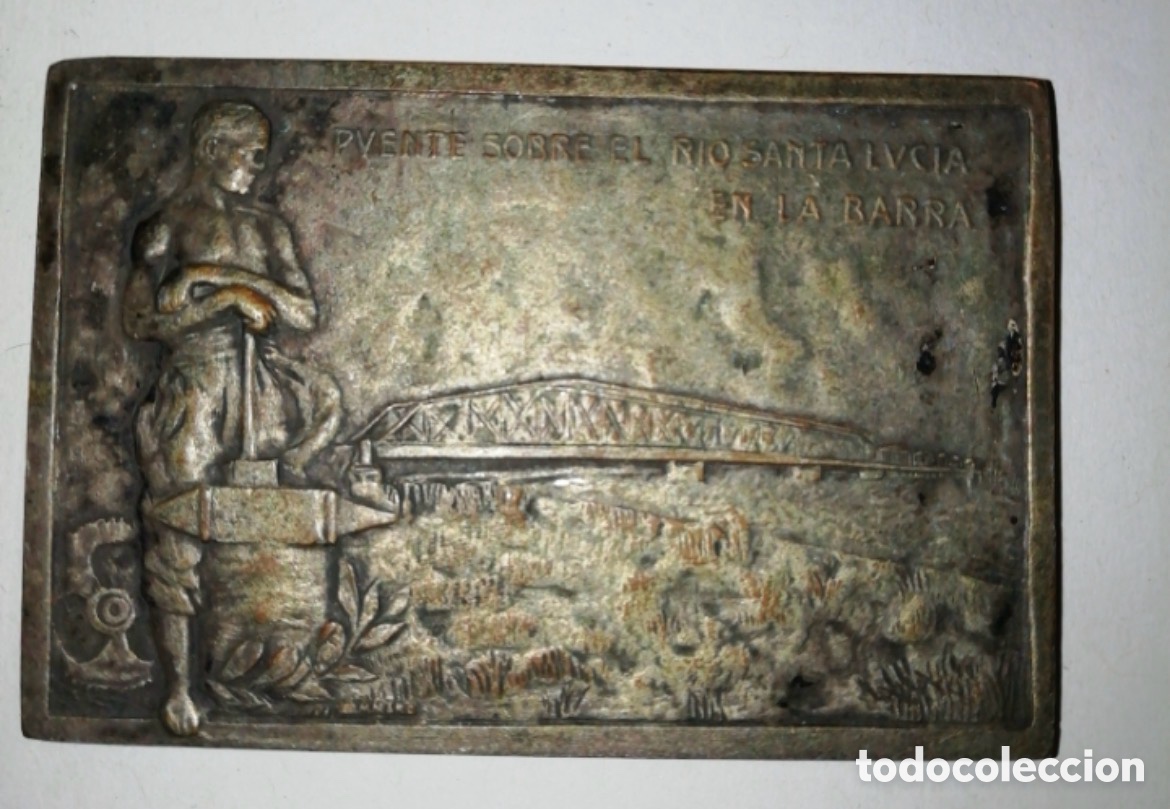 Historical Medals: 1925 Inauguracion del Puente Carretero sobre el rio Santa LUC&Iacute;A MCMXXV