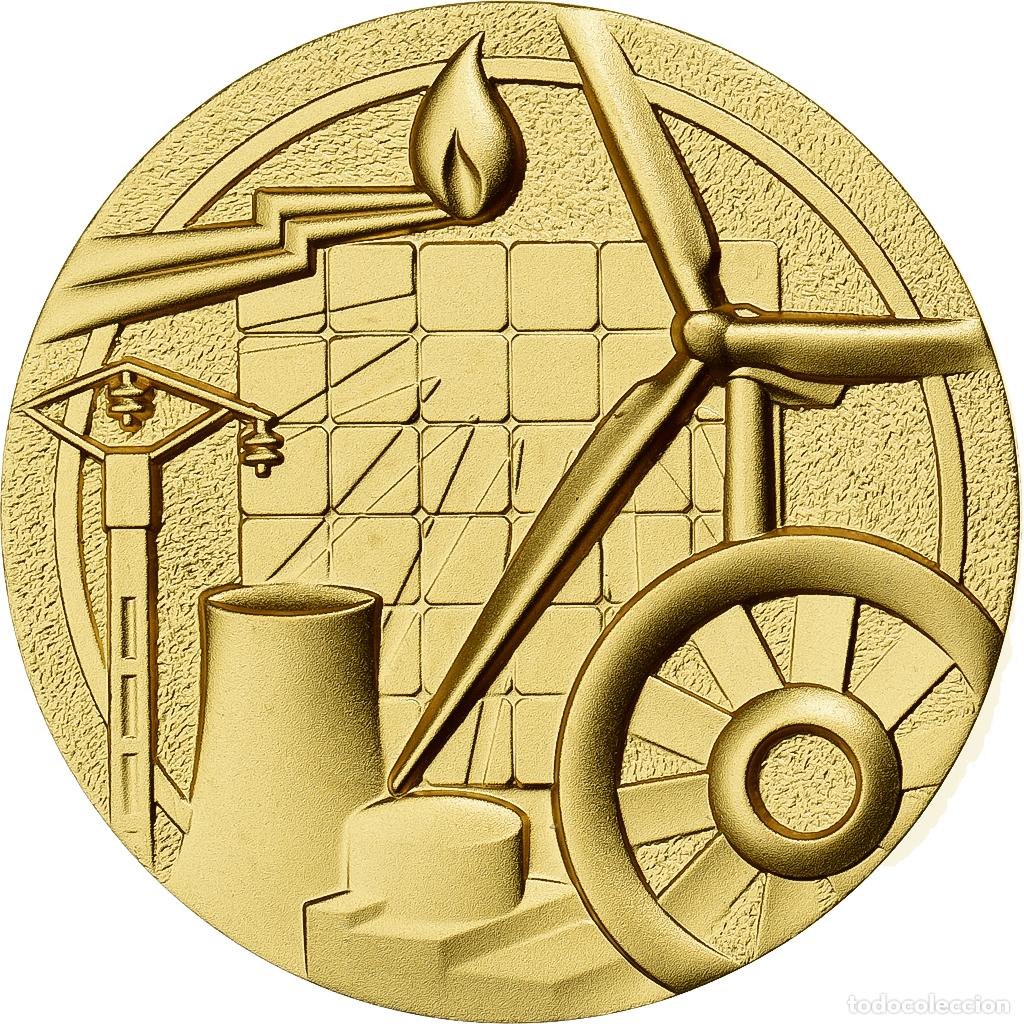Medallas hist&oacute;ricas: [#1525430] Francia, medalla, GRDF, Bronce dorado, Arthus Bertrand, FDC