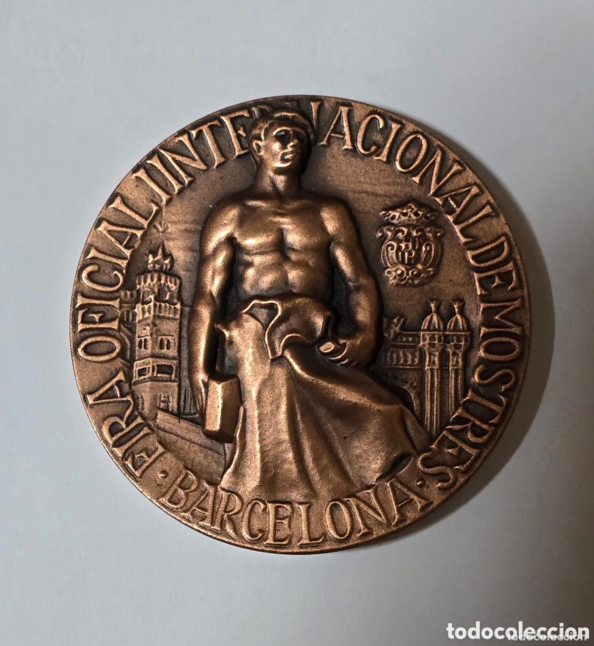 Medallas hist&oacute;ricas: MEDALLA DEDICADA AL CENTENARIO DE LA FERIA DE MUESTRAS DE BARCELONA 1888 - 1988
