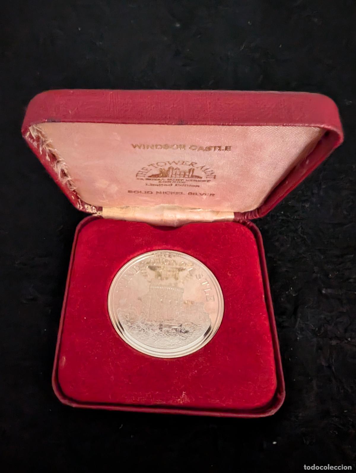 Medallas hist&oacute;ricas: CASTILLO DE WINDSOR (BERKSHIRE) EN 1978. THE TOWER MINT. EN SU ESTUCHE. EDICION LIMITADA. NICKEL.