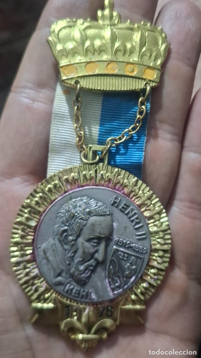 Medallas hist&oacute;ricas: Medalla conmemorativa de Enrique II, Kehl 1976