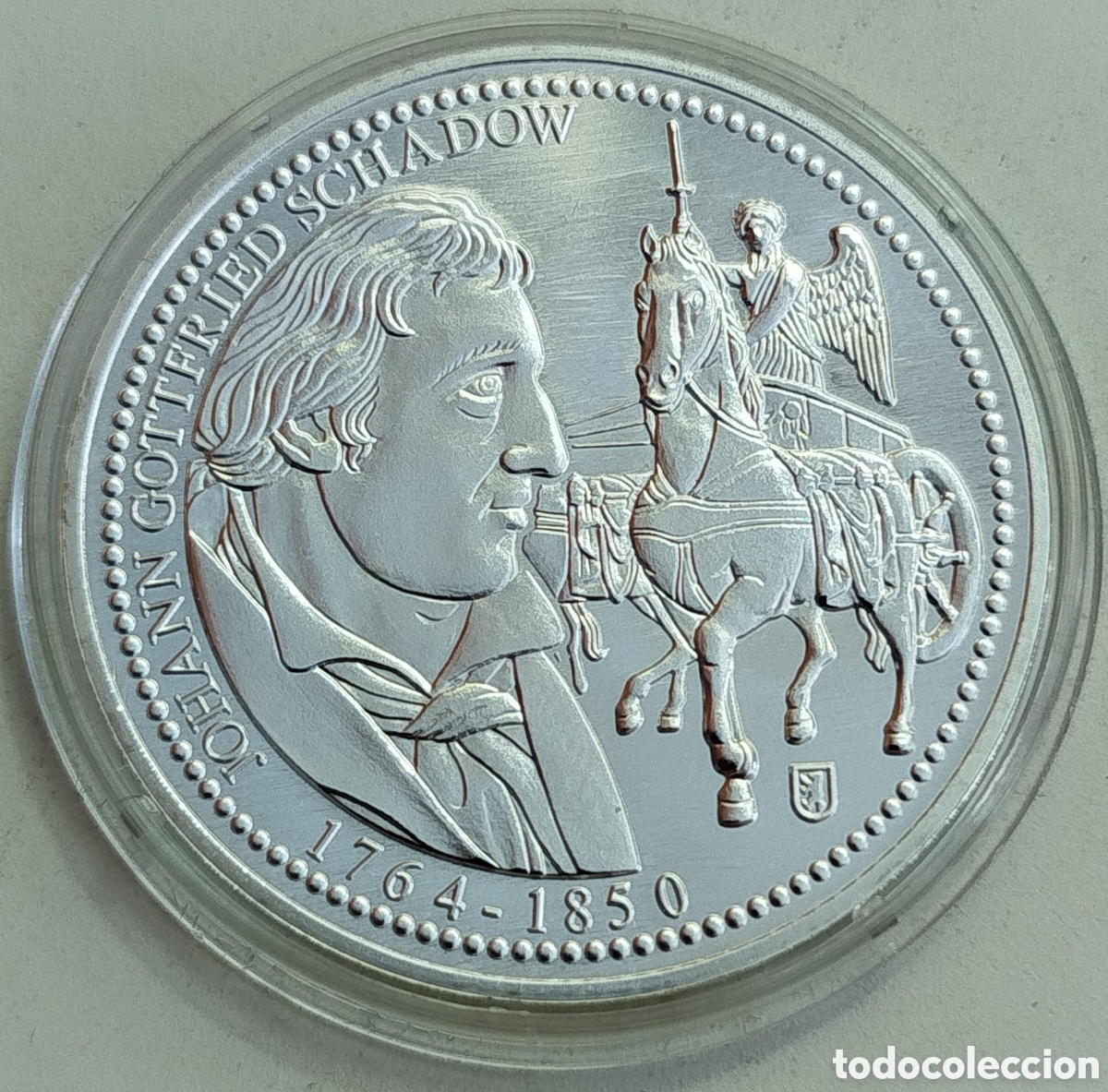 Medallas hist&oacute;ricas: Medalla Plata Alemana Johann Gottfried Schadow 2014 Proof