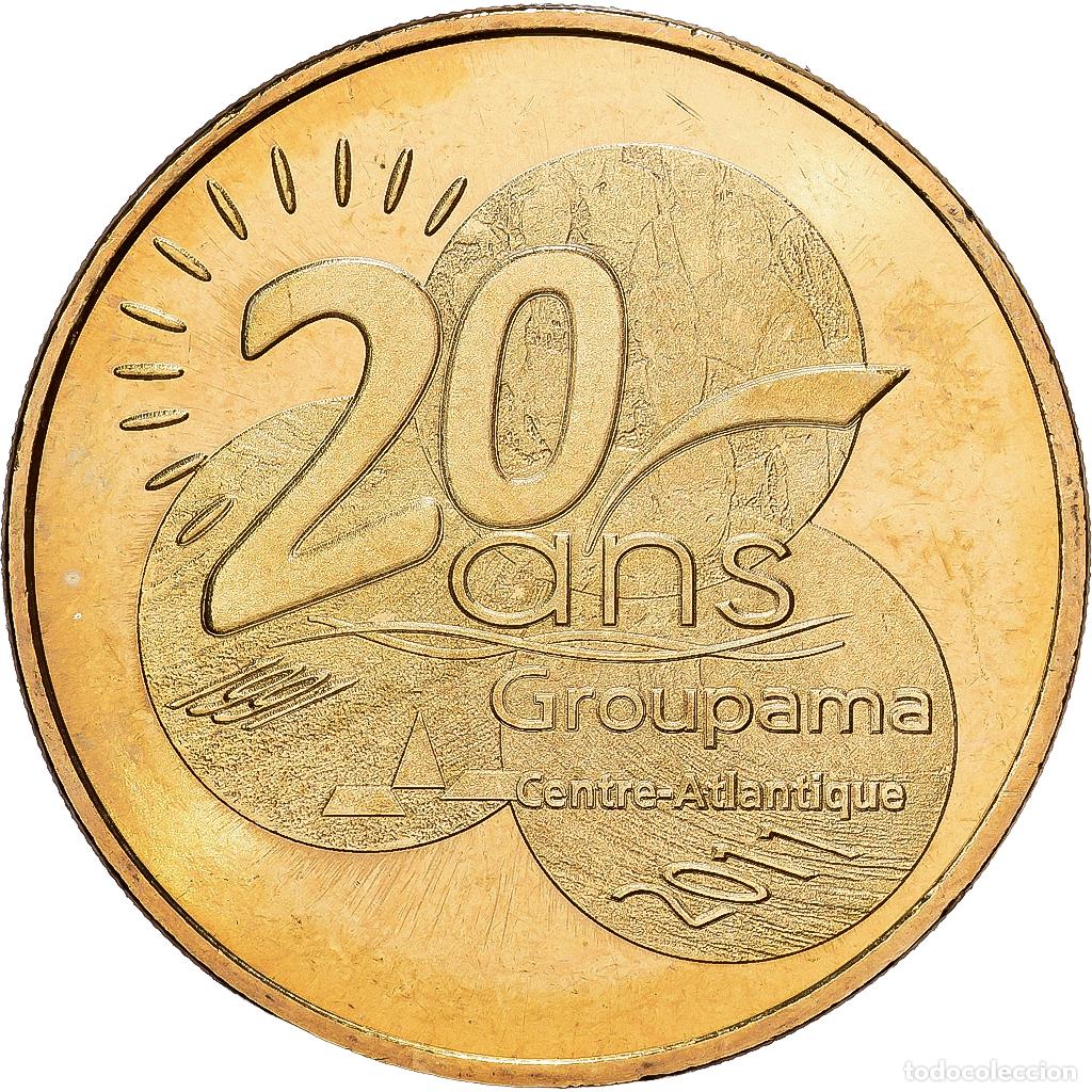 Medallas hist&oacute;ricas: [#1214255] Francia, zeton, 20 ans Groupama Centre-Atlantique, 2011, MDP