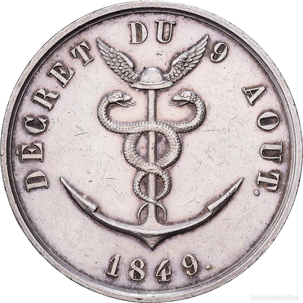 Medallas hist&oacute;ricas: [#1214324] Francia, zeton, Le Commerce, Assurances Maritimes du Havre, 1849, Plata, EBC