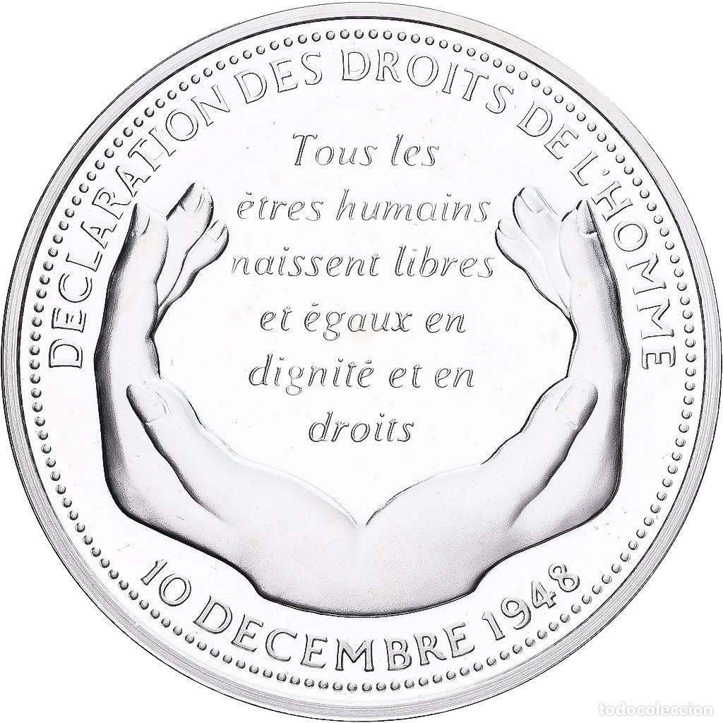 Medallas hist&oacute;ricas: [#1213994] Francia, medalla, D&eacute;claration des Droits de l'Homme, Plata, FDC