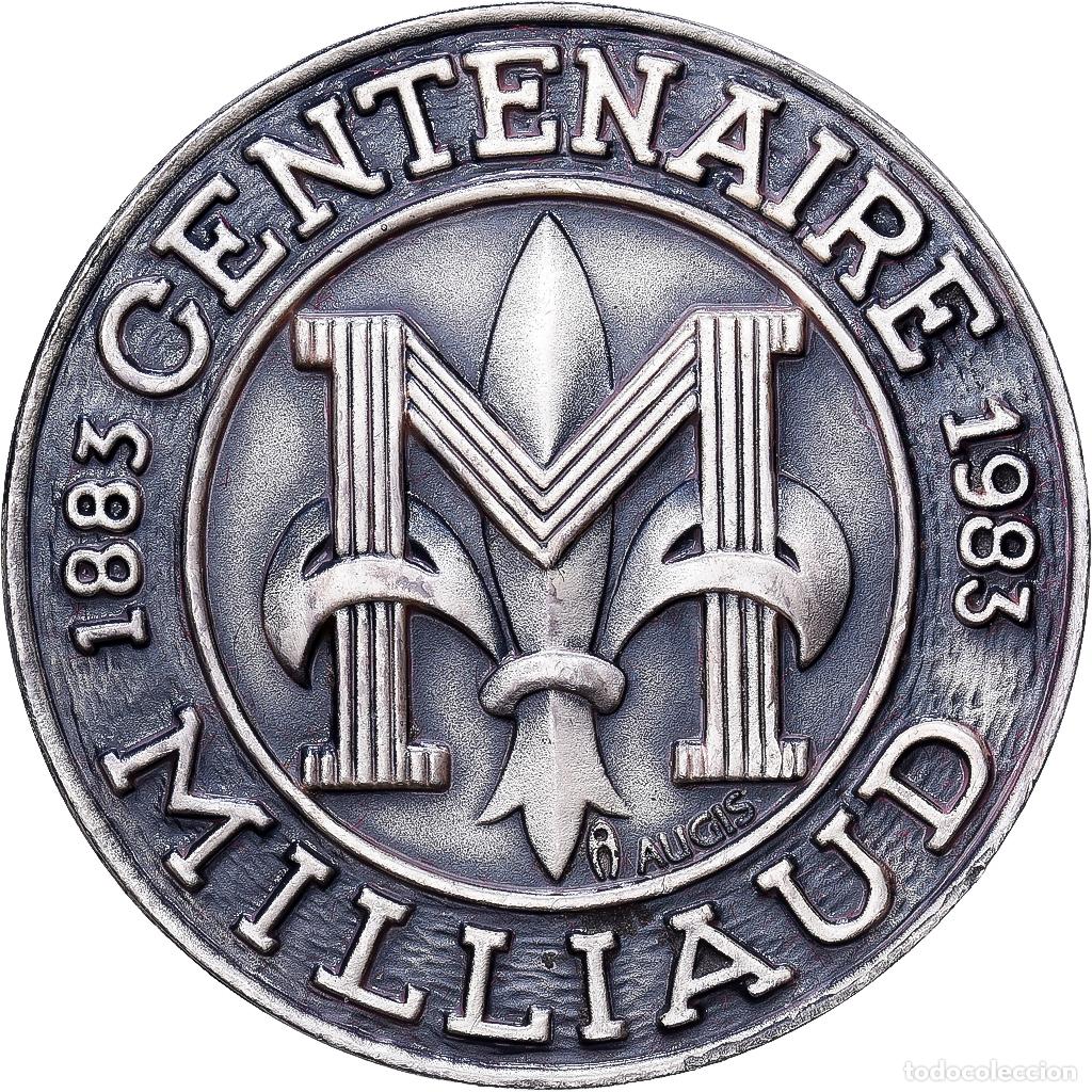 Medallas hist&oacute;ricas: [#1214361] Francia, zeton, Centenaire Milliaud, Joaillier, Le Havre, 50 Francs &agrave; Valoir