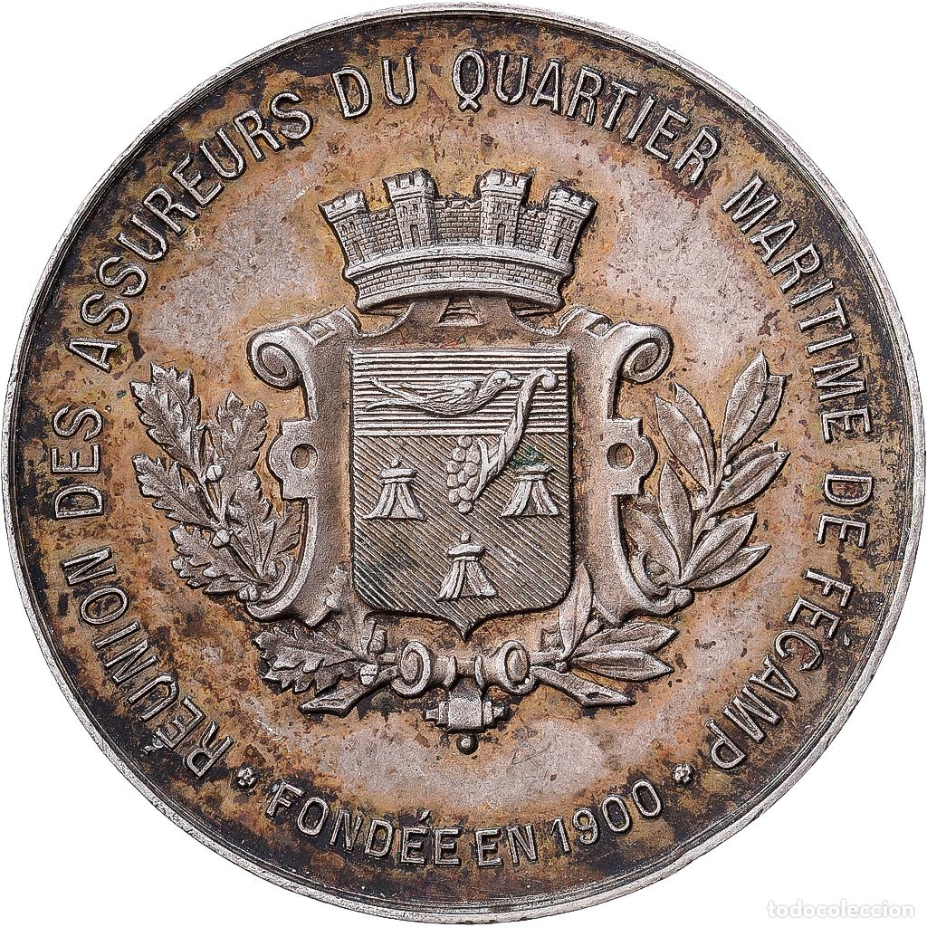Medallas hist&oacute;ricas: [#1214326] Francia, zeton, R&eacute;union des Assureurs du Quartier Maritime de F&eacute;camp, 1900