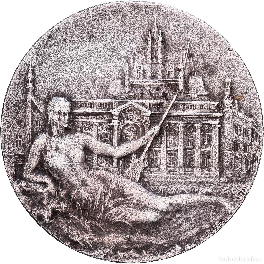 Medallas hist&oacute;ricas: [#1214330] Francia, zeton, Conseil D&eacute;partemental d'Hygi&egrave;ne, Oise, 1918, Plata, MBC+