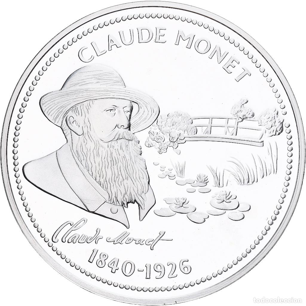 Medallas hist&oacute;ricas: [#1213999] Francia, medalla, Peinture, Claude Monet, Plata, SC+