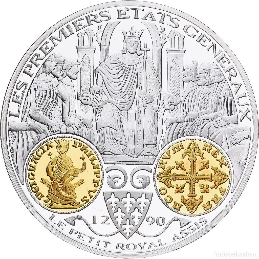 Medallas hist&oacute;ricas: [#1214071] Francia, medalla, Petit Royal Assis 1290, Plata, FDC