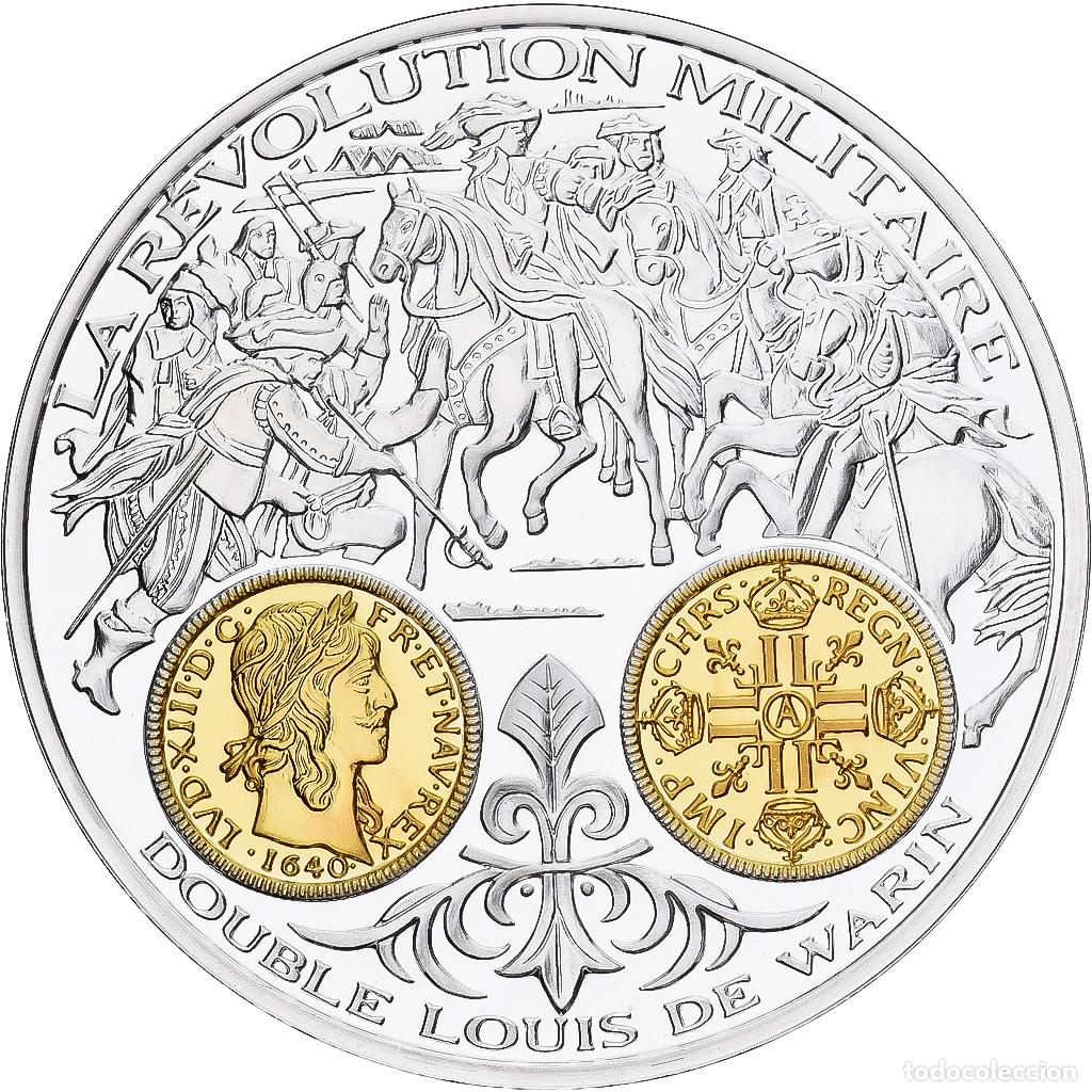 Medallas hist&oacute;ricas: [#1214080] Francia, medalla, Histoire Mon&eacute;taire, Double Louis de Warin, Plata, FDC