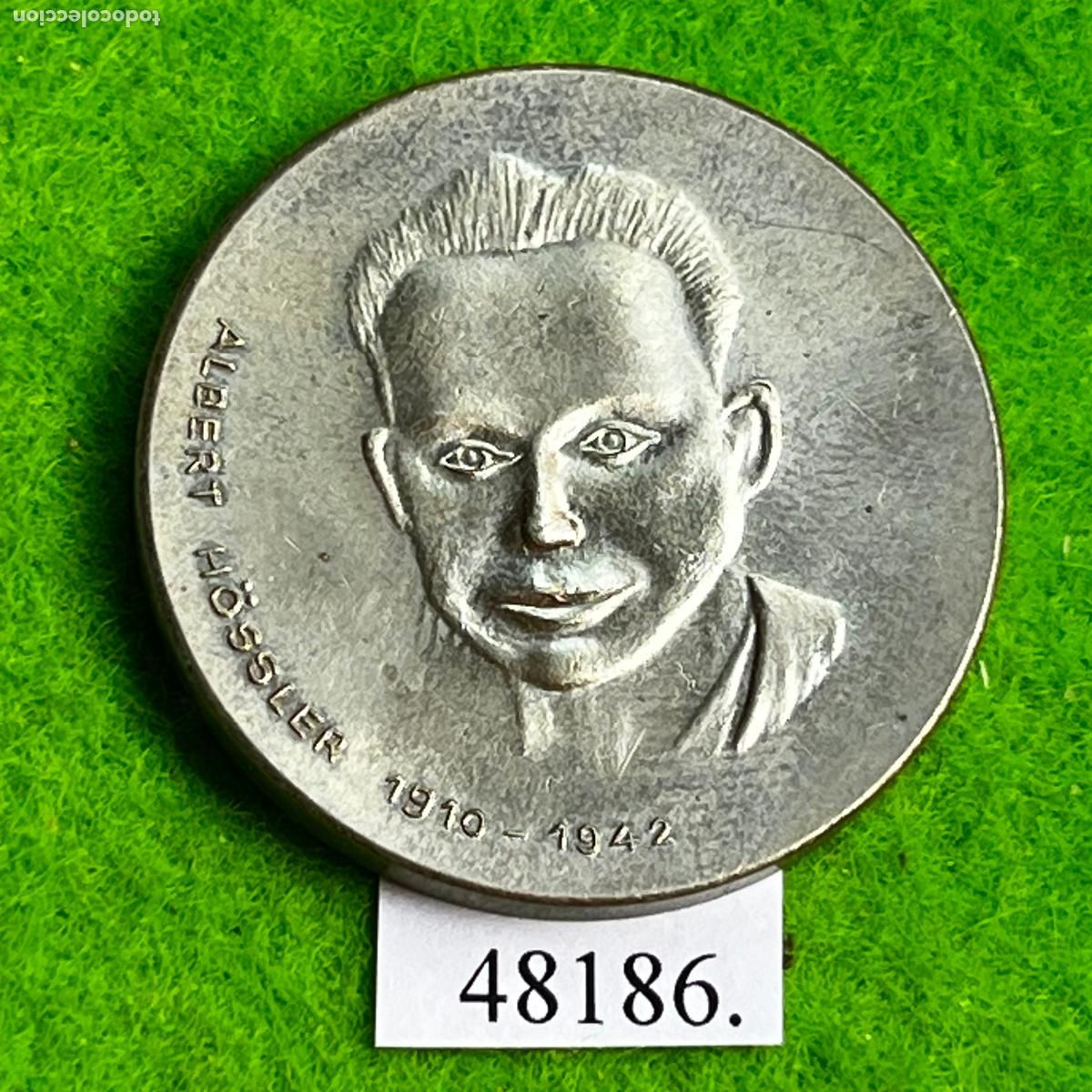 Medallas hist&oacute;ricas: Medalla Alemania comunista, Albert H&ouml;ssler 1910-1942, DDR , RDA