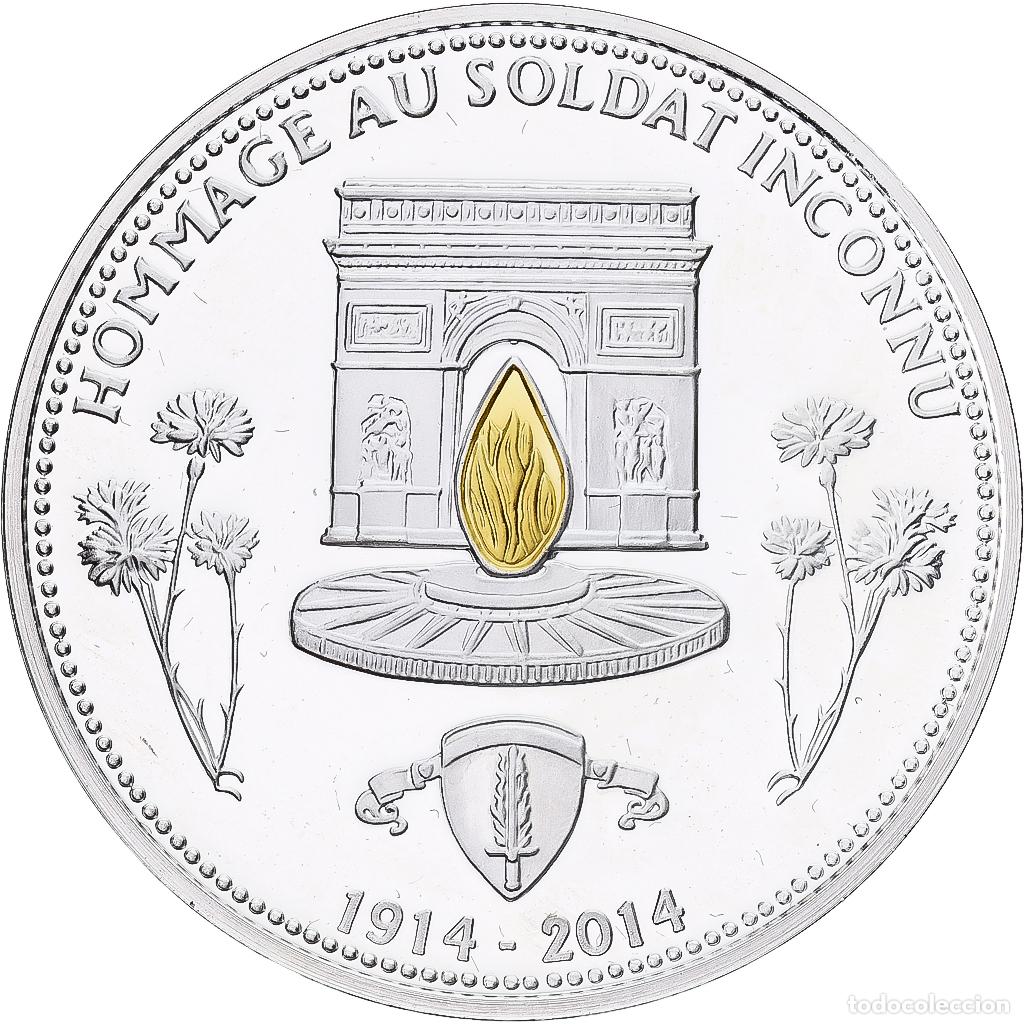 Medallas hist&oacute;ricas: [#1214141] Francia, medalla, Centenaire Premi&egrave;re Guerre Mondiale, Le Soldat Inconnu