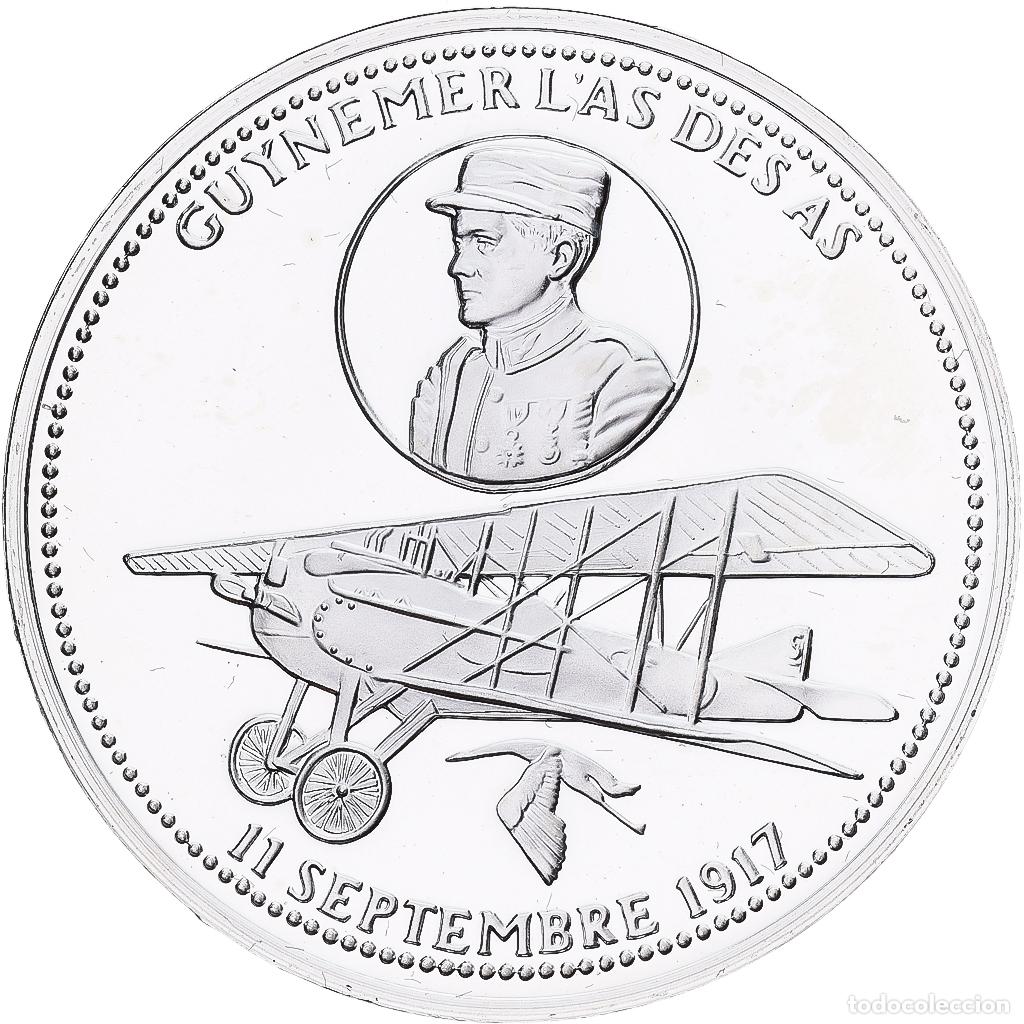 Medallas hist&oacute;ricas: [#1214142] Francia, medalla, Premi&egrave;re Guerre Mondiale, Les As de l'Aviation, Guynemer