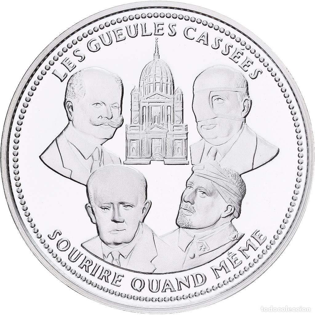 Medallas hist&oacute;ricas: [#1214148] Francia, medalla, Les gueules cass&eacute;es, Plata, FDC