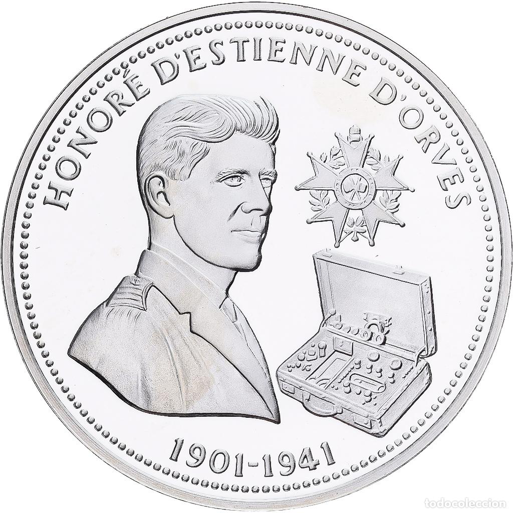 Medallas hist&oacute;ricas: [#1214147] Francia, medalla, Seconde Guerre Mondiale, Honor&eacute; d'Estienne d'Orves, Plata
