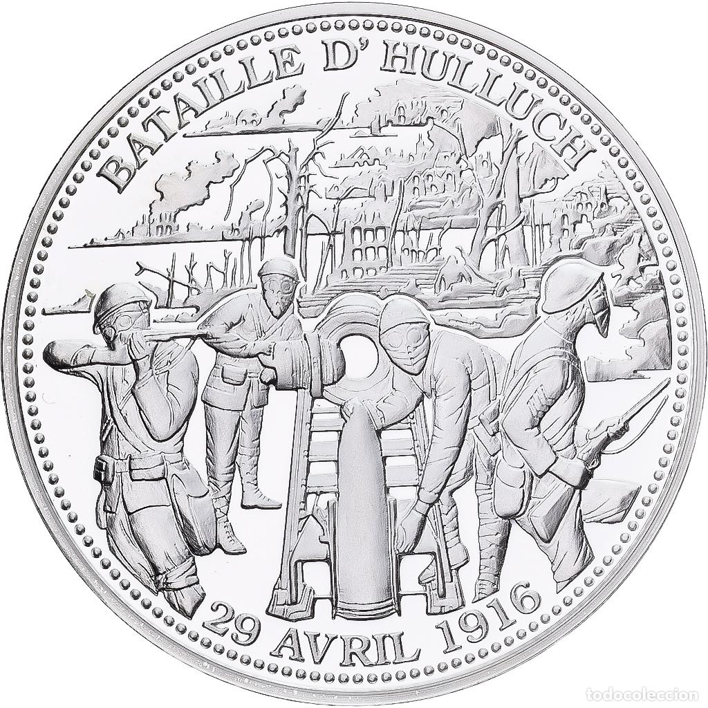 Medallas hist&oacute;ricas: [#1214167] Francia, medalla, Bataille d'Hulluch, Plata, FDC