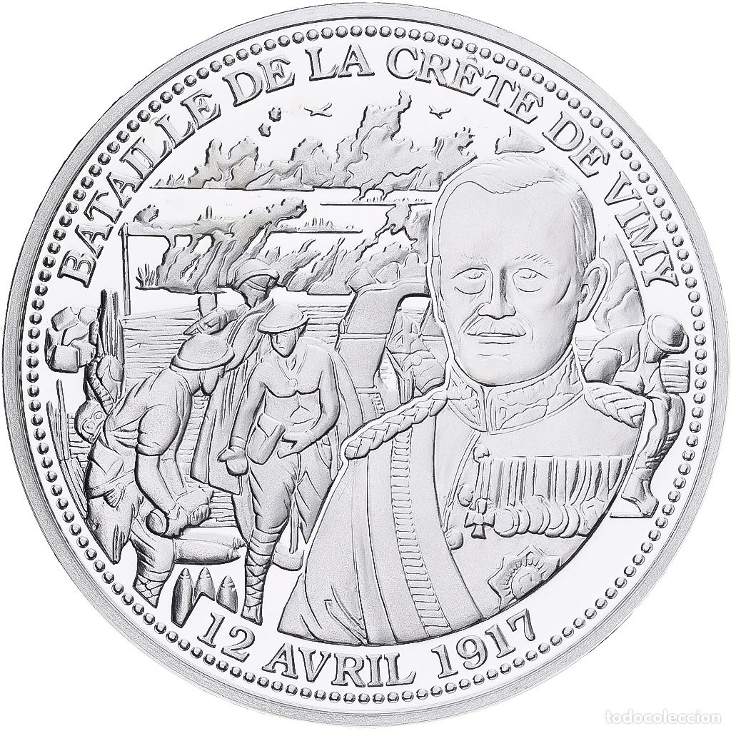 Medallas hist&oacute;ricas: [#1214172] Francia, medalla, Bataille de La Cr&ecirc;te de Vimy, Plata, FDC