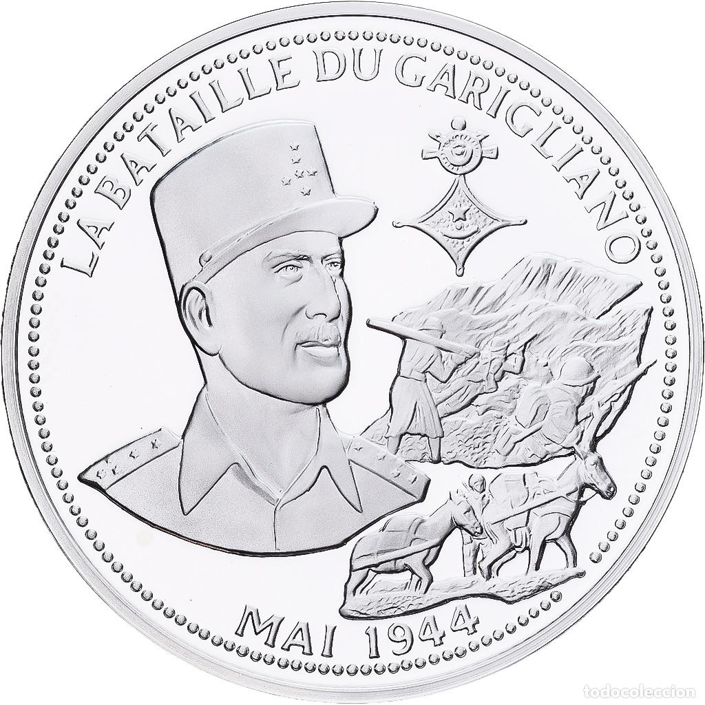 Medallas hist&oacute;ricas: [#1214176] Francia, medalla, La Bataille du Garigliano, Plata, FDC