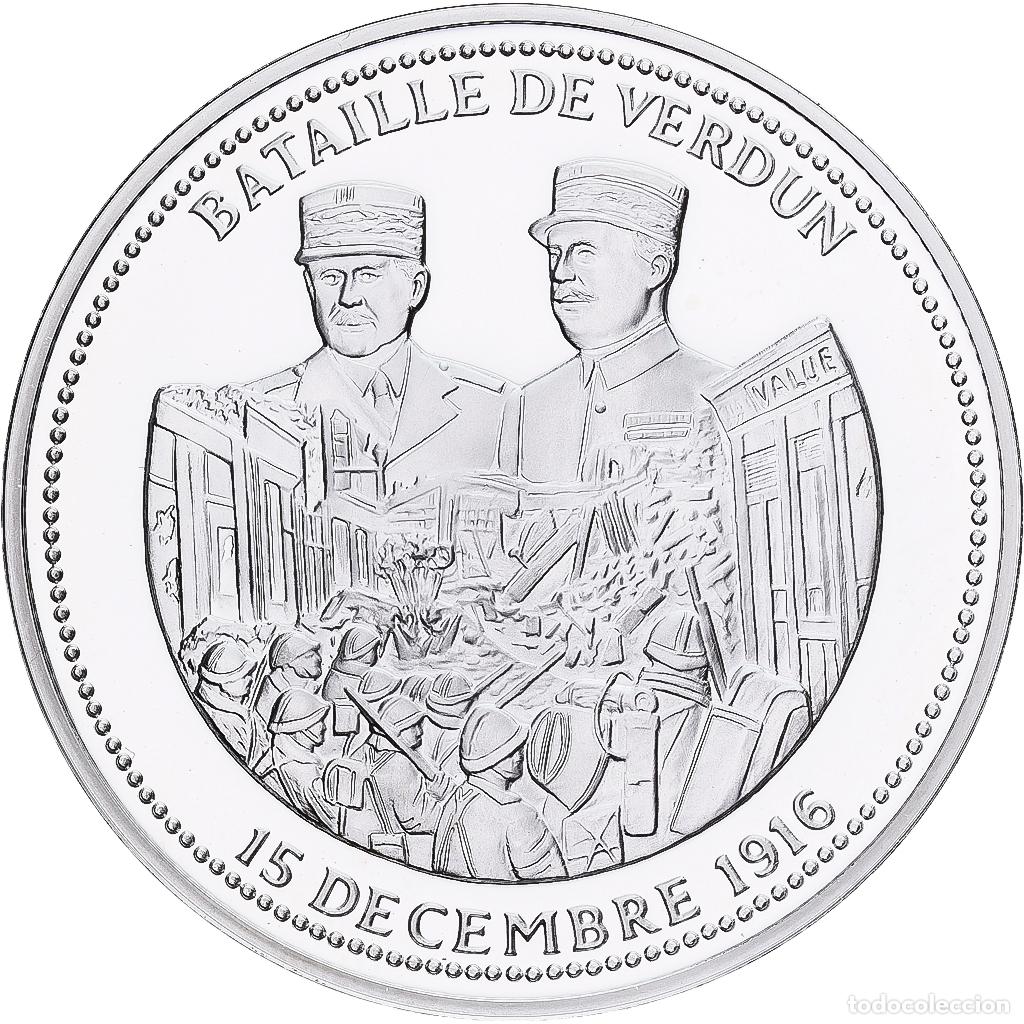 Medallas hist&oacute;ricas: [#1214184] Francia, medalla, Centenaire Premi&egrave;re Guerre Mondiale, Bataille de Verdun