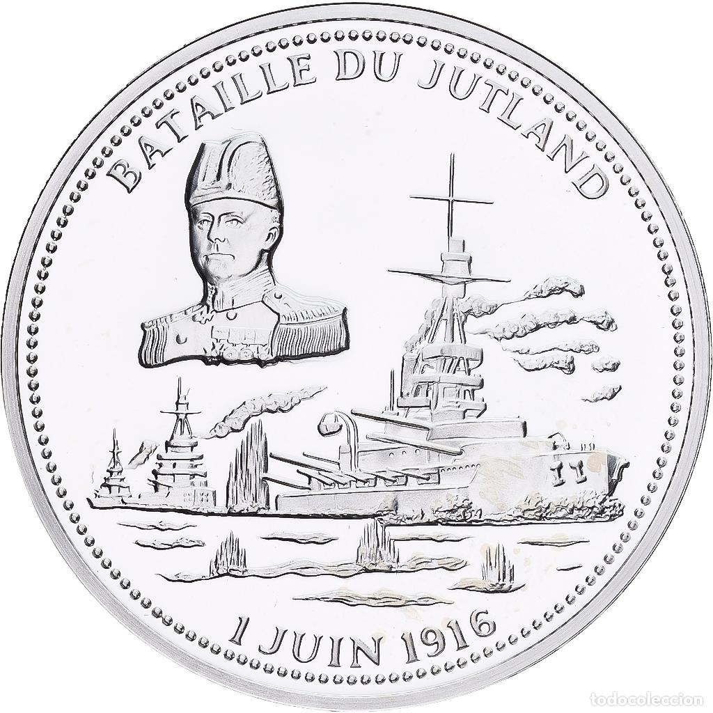 Medallas hist&oacute;ricas: [#1214188] Francia, medalla, Bataille du Jutland, Plata, FDC