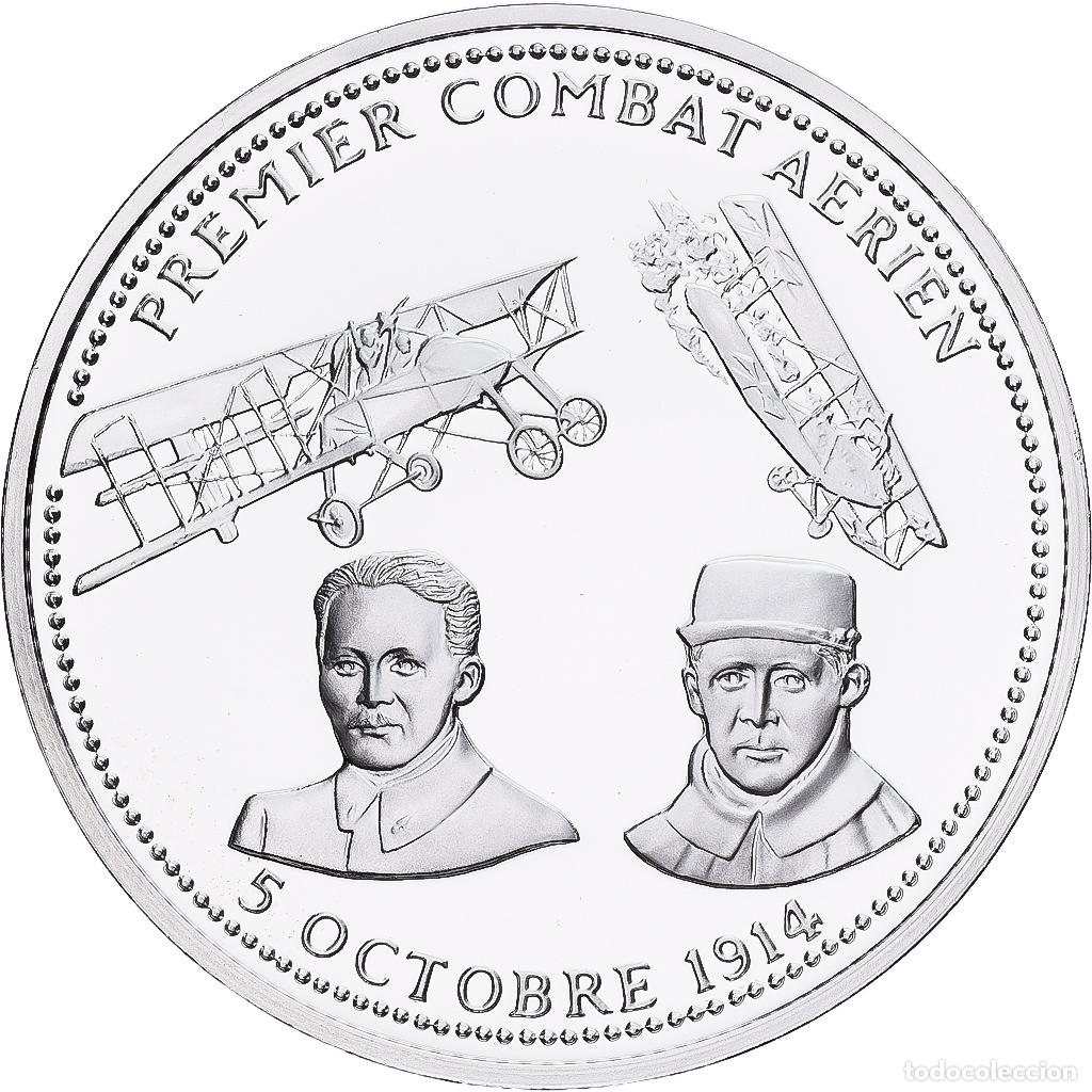 Medallas hist&oacute;ricas: [#1214191] Francia, medalla, Centenaire Premi&egrave;re Guerre Mondiale, Premier Combat A&eacute;rien