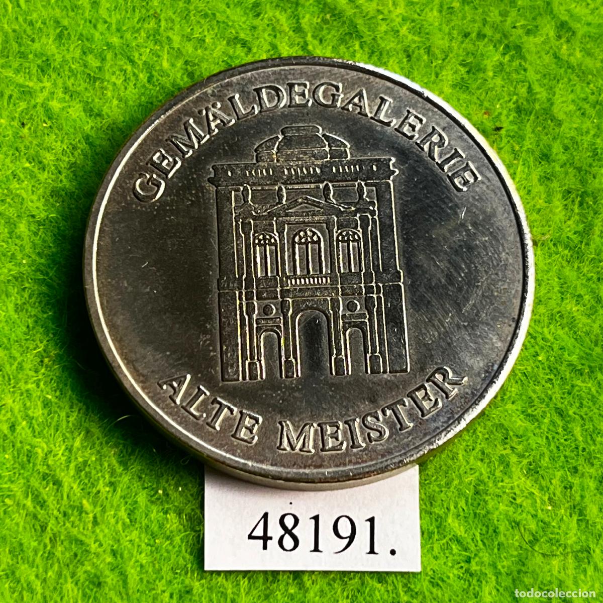 Medaglie storiche: Medalla Alemania comunista, Gem&auml;ldegalerie Alte Meister (Galer&iacute;a Viejos Maestros) Dresde, DDR, RDA