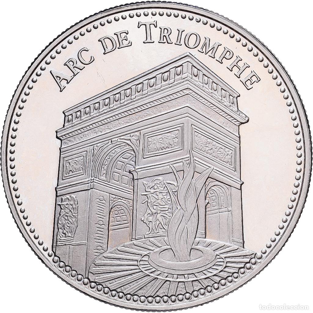 Medallas hist&oacute;ricas: [#1214240] Francia, medalla, L'Arc de Triomphe, Cobre - n&iacute;quel, SC