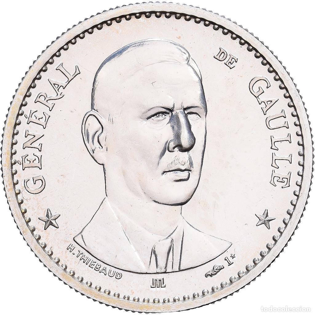 Medallas hist&oacute;ricas: [#1214244] Francia, medalla, 40&egrave;me Anniversaire de la Lib&eacute;ration de Paris, De Gaulle