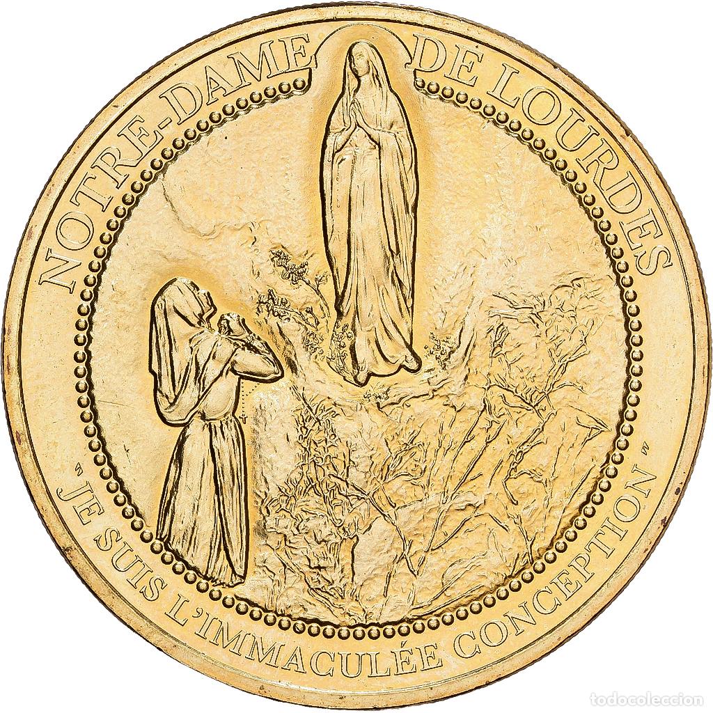 Medallas hist&oacute;ricas: [#1214280] Francia, zeton, Lourdes - Sanctuaires Notre Dame, Aluminio y cupron&iacute;quel, SC