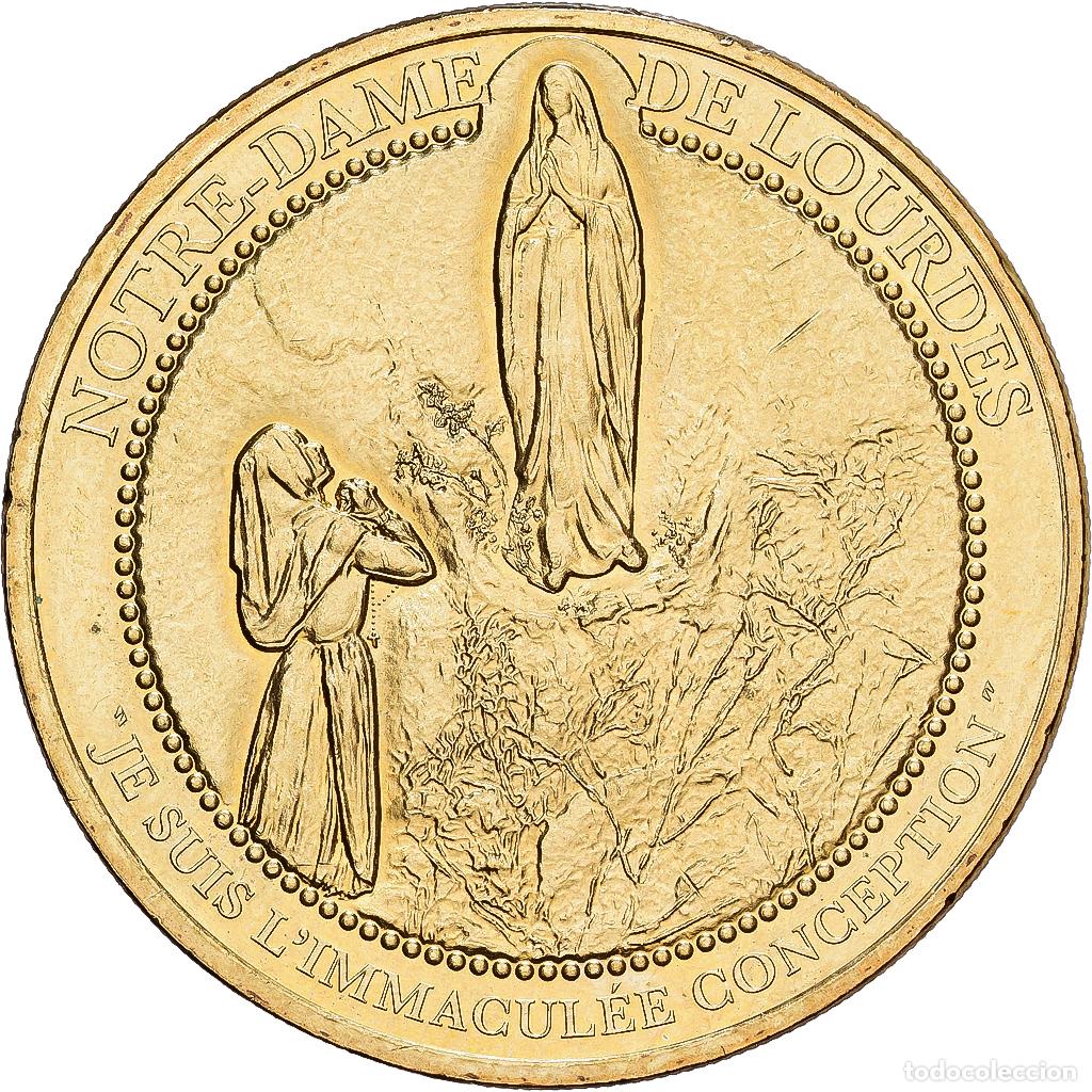 Medallas hist&oacute;ricas: [#1214281] Francia, zeton, Lourdes - Sanctuaires Notre Dame, Aluminio y cupron&iacute;quel, SC