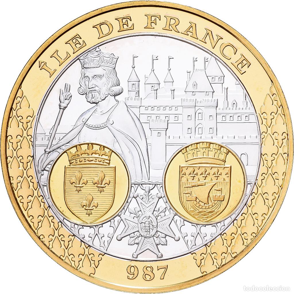 Medallas hist&oacute;ricas: [#1214294] Francia, medalla, Le Royaume de France, Ile-de-France, Plata, FDC