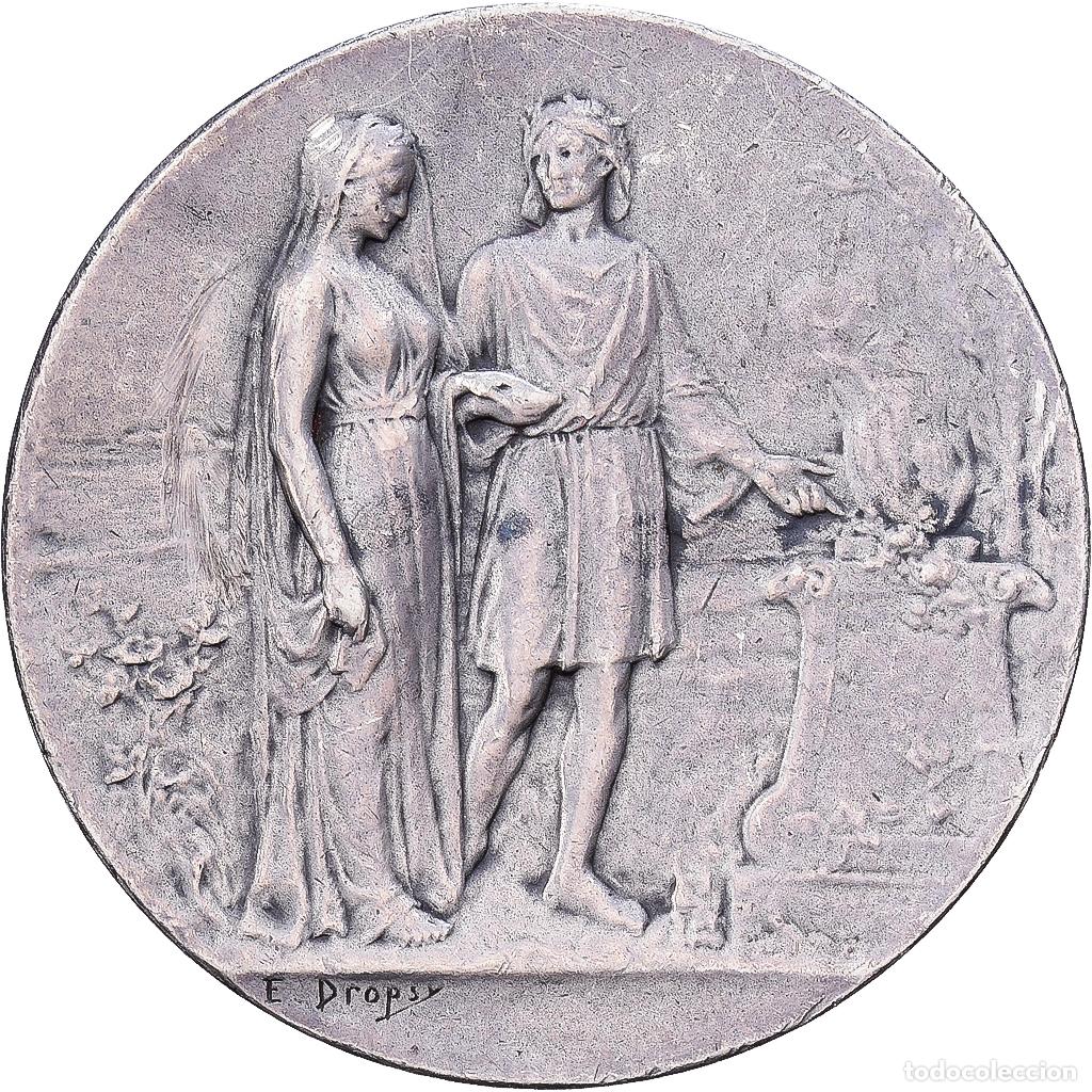 Medallas hist&oacute;ricas: [#1214334] Francia, medalla, Noces, Mariage, Religion, Plata, Dropsy, MBC