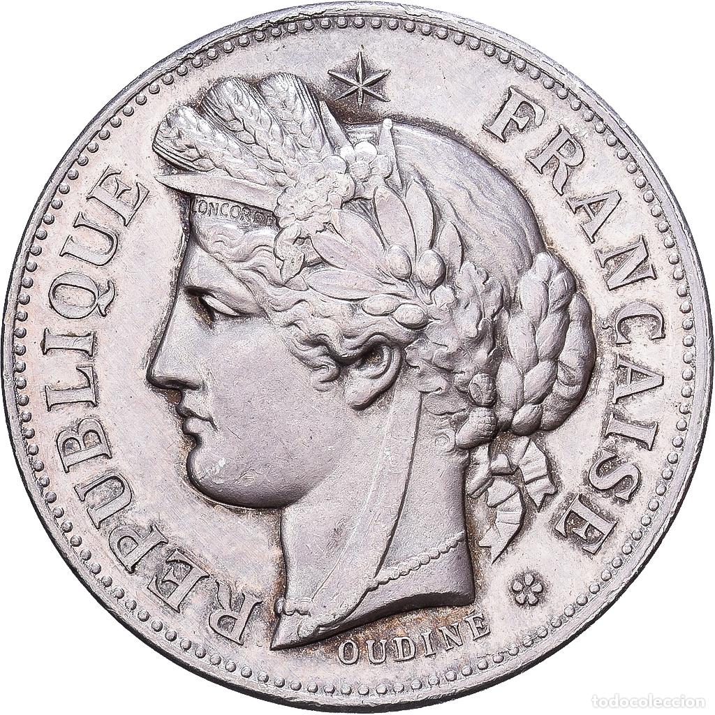 Medallas hist&oacute;ricas: [#1214336] Francia, medalla, Certificat d'Etudes Primaires de la Seine, Plata, Oudin&eacute;, EBC