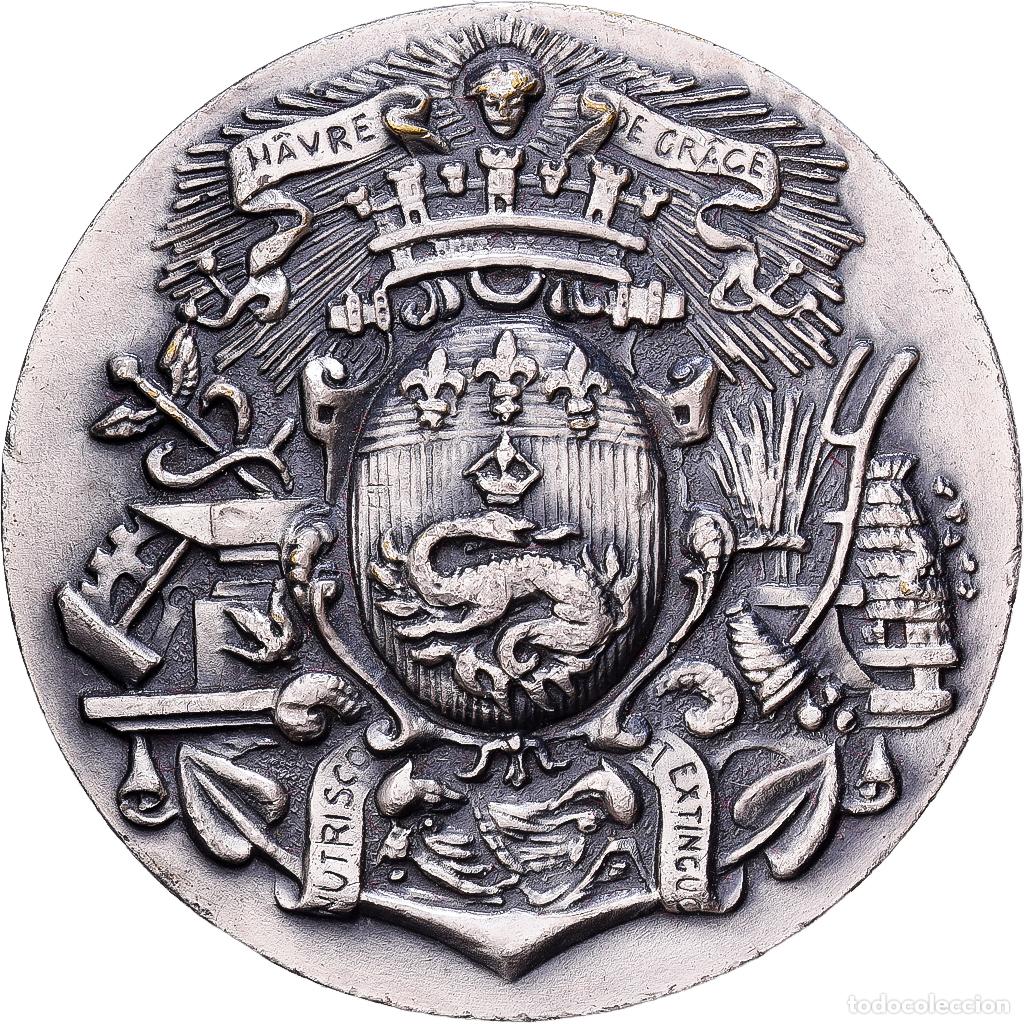 Medallas hist&oacute;ricas: [#1214341] Francia, medalla, Caisse d'Epargne de l'Estuaire de la Seine, 1822, Bronce