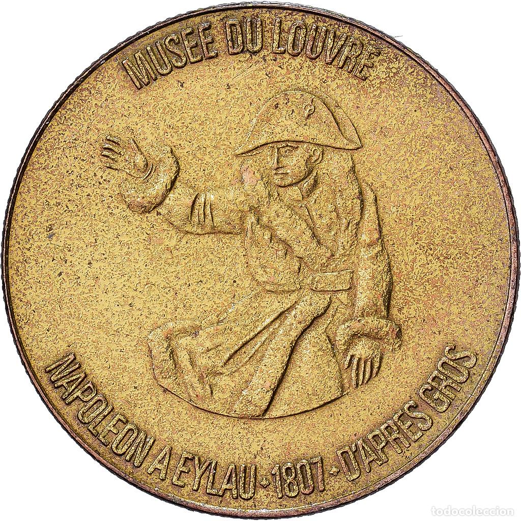 Medallas hist&oacute;ricas: [#1214384] Francia, zeton, Collection Total, Napol&eacute;on &agrave; Eylau, Cobre - n&iacute;quel dorado