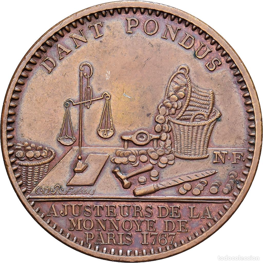 Medallas hist&oacute;ricas: [#1214365] Francia, medalla, Administration des Monnaies et M&eacute;dailles, Bronce, MBC+