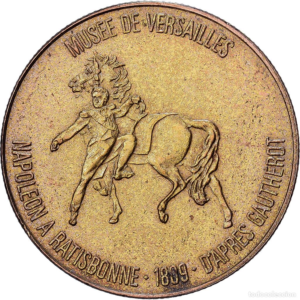 Medallas hist&oacute;ricas: [#1214391] Francia, zeton, Collection Total, Napol&eacute;on &agrave; Ratisbonne, Cobre - n&iacute;quel