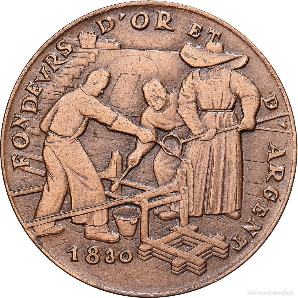 Medallas hist&oacute;ricas: [#1214366] Francia, zeton, Souvenir d'une visite &agrave; la Monnaie, Paris, 1960, Bronce, EBC